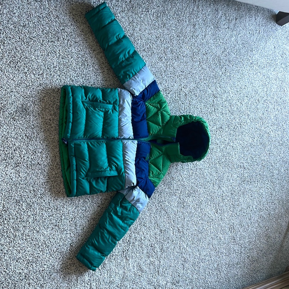 Boys LLBean fleece insulated jacket. Size 10/12.